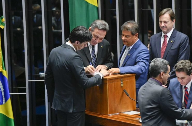 Senador saiu da Papuda para fiscalizar eleição no Senado