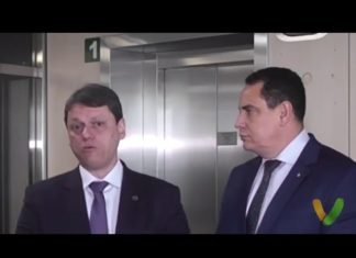 Ministro Tarcísio Freitas garante a continuidade de obras no ES