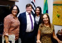 Deputado discute auxílio inclusão com Ministra da Mulher