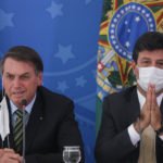 Brazilian President Jair Bolsonaro attends a Press Conference to Give Updates on the Coronavirus (COVID-19) Outbreak