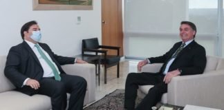 Presidente da Câmara vai ao Planalto, após receber criticas de Bolsonaro