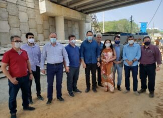 Governador e bancada fazem visita técnica a obras federais, Contorno e BR 447