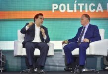 Presidente da Câmara almoça no ES em busca de votos para sua reeleição