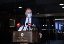 Casagrande em Brasília: ICMS era o mesmo quando a gasolina custava R$ 2,60