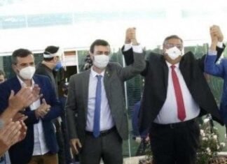 Casagrande participa de três filiações ao PSB, em Brasília