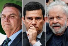 Candidatura do ex-juiz Sérgio Moro tira mais voto de Bolsonaro do que de Lula