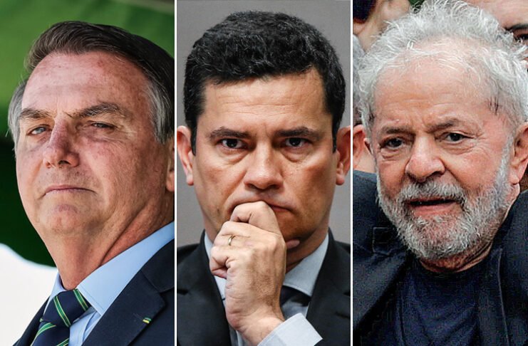 Candidatura do ex-juiz Sérgio Moro tira mais voto de Bolsonaro do que de Lula