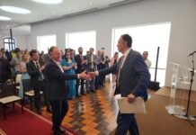 Casagrande em Brasília para posse do novo presidente do STF