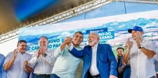 Governador aproveita Lula no ES para cobrar ferrovia