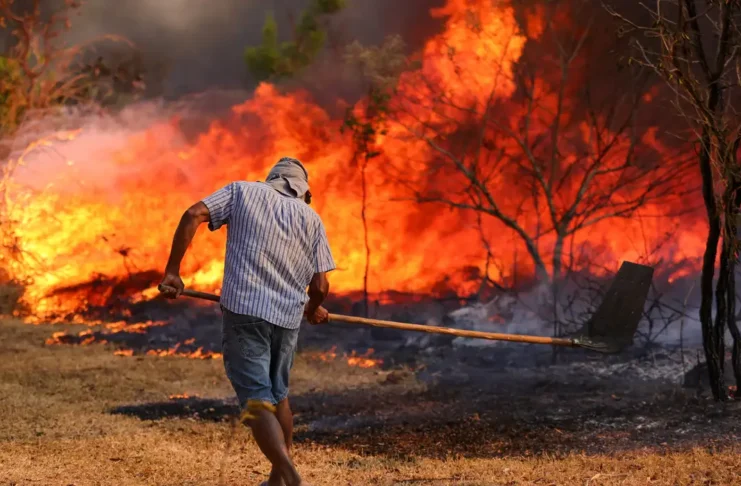 Brasília em chamas vive sua segunda pior seca da história