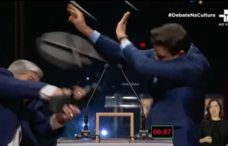 Cadeirada faz Datena disparar nas redes sociais