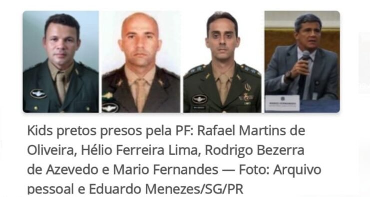 Militares presos queriam assassinar Lula e seu vice