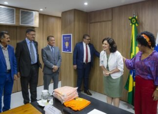 Deputada leva 16 prefeitos do ES a ministra da Saúde