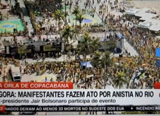 Faltou povo no ato convocado por Bolsonaro por anistia