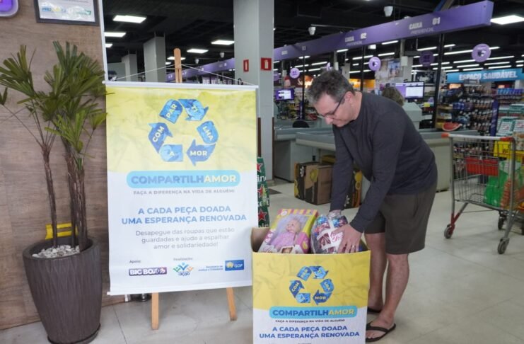 Campanha do GDF conta com 20 pontos de coleta de produtos para pessoas em vulnerabilidade