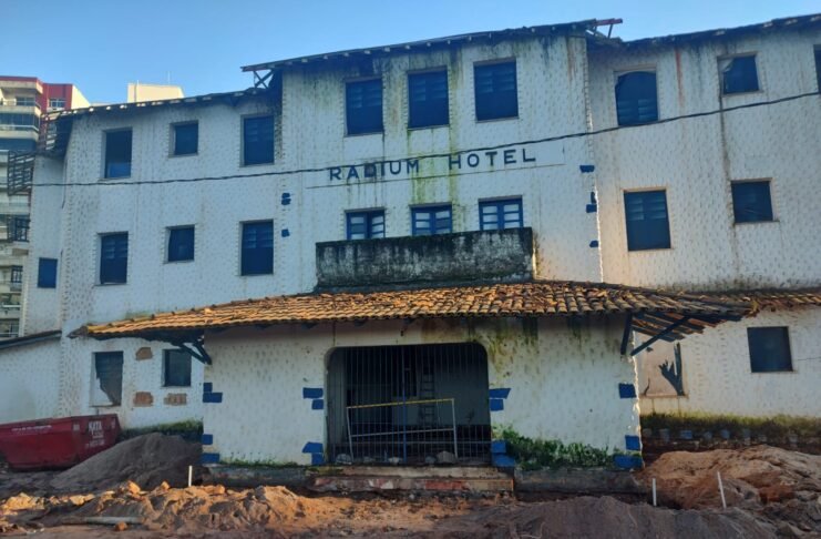 Prédio histórico de Guarapari vai voltar a brilhar; Radium Hotel