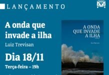 “A onda que invade a ilha”, novo livro de Trevisan será lançado no Horto