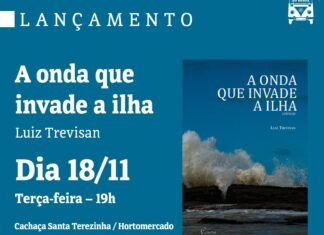 “A onda que invade a ilha”, novo livro de Trevisan será lançado no Horto