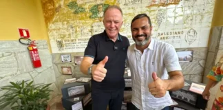 Uma relação política construída na confiança: Casagrande e Tyago Hoffmann